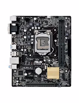 Asus H110M-CS Desktop 6th Generation Motherboard 5X Protection II LGA1151 DDR4 2133 D-Sub USB 3.0 sata 6Gbs Pci-E 16x COM Header LPT Header TPM Header-2-sm