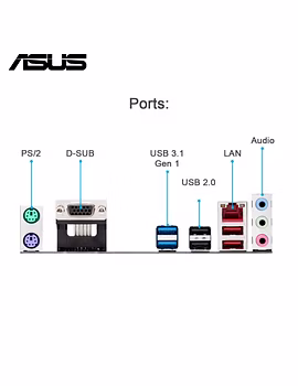 ASUS Prime H310M-CS R2.0 mATX Motherboard Intel 1151 Socket DDR4 2666MHz with SATA 6Gbps and USB 3.1 Gen 1-4-sm
