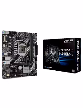 ASUS Prime H410M-E Intel PCIe 3.0 DDR4 mATX Motherboard with M.2 USB 3.2 Gen1 HDMI and SATA III 6Gbps-H410M-E-sm