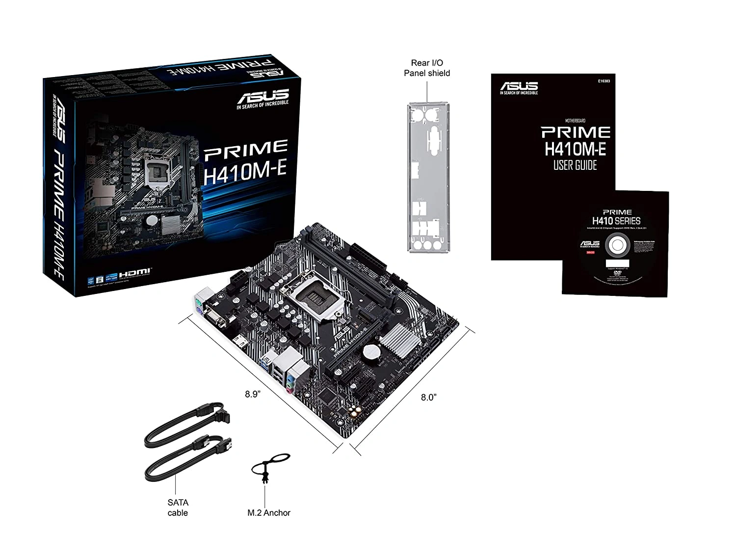 ASUS Prime H410M-E Intel PCIe 3.0 DDR4 mATX Motherboard with M.2 USB 3.2 Gen1 HDMI and SATA III 6Gbps-4