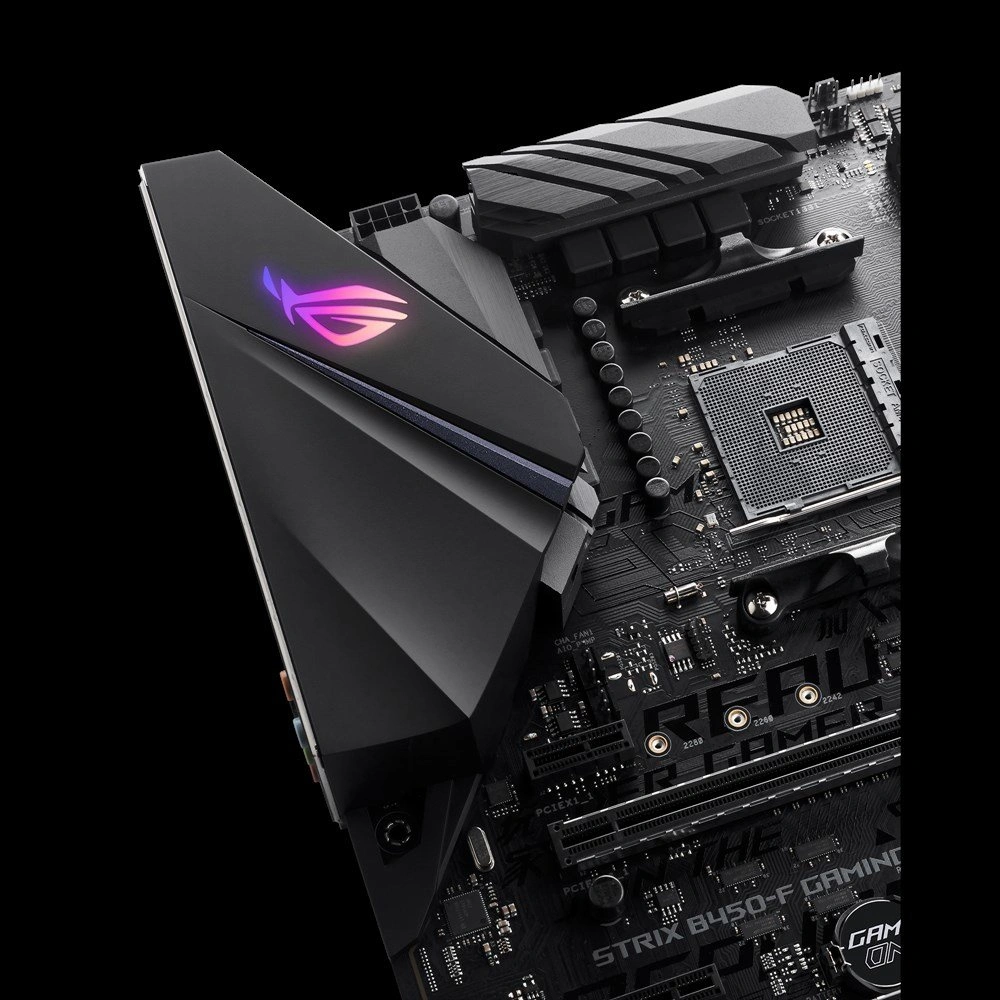 ASUS ROG Strix B450-F Gaming Motherboard (ATX) AMD Ryzen 2 AM4 DDR4 DP HDMI M.2 USB 3.1 Gen2 B450-3