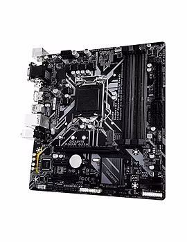 Gigabyte Intel® B365M DS3H Ultra Durable Motherboard with GIGABYTE 8118 Gaming LAN, PCIe Gen3 x4 M.2, 7 Colors RGB LED Strips Support, Anti-Sulfur Resistor, Smart Fan 5, DualBIOS™-3-sm