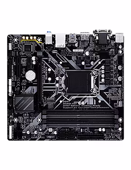Gigabyte Intel® B365M DS3H Ultra Durable Motherboard with GIGABYTE 8118 Gaming LAN, PCIe Gen3 x4 M.2, 7 Colors RGB LED Strips Support, Anti-Sulfur Resistor, Smart Fan 5, DualBIOS™-1-sm