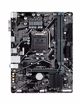GIGABYTE H410M H Ultra Durable Motherboard with GIGABYTE 8118 Gaming LAN, Anti-Sulfur Resistor, Smart Fan 5-1-sm
