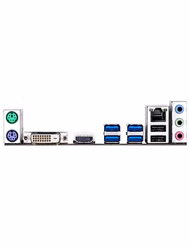 Gigabyte GA-A320M-H Ultra Durable AMD AM4 Motherboard with Hybrid Digital VRM Solution, NVMe PCIe 3.0 x4 22110 M.2, Realtek GbE LAN with cFosSpeed-4-sm