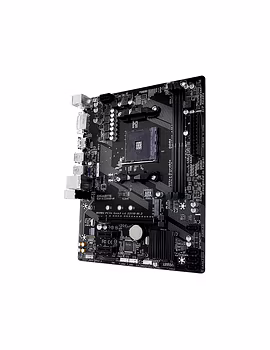 Gigabyte GA-A320M-H Ultra Durable AMD AM4 Motherboard with Hybrid Digital VRM Solution, NVMe PCIe 3.0 x4 22110 M.2, Realtek GbE LAN with cFosSpeed-3-sm