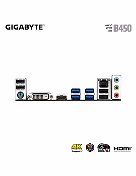 GIGABYTE AMD B450M DS3H V2 Ultra Durable Motherboard with Digital VRM Solution, GIGABYTE Gaming LAN and Bandwidth Management, PCIe Gen3 x4 M.2, Anti-Sulfur Resistor, RGB LED Strip Header-4-sm