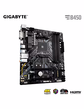 GIGABYTE AMD B450M DS3H V2 Ultra Durable Motherboard with Digital VRM Solution, GIGABYTE Gaming LAN and Bandwidth Management, PCIe Gen3 x4 M.2, Anti-Sulfur Resistor, RGB LED Strip Header-3-sm