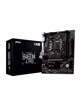 MSI B460M-A PRO Intel mATX Gaming Motherboard with 2 RAM Slots-MSI-B460M-A-Pro-sm