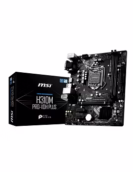 MSI H310M PRO-VDH Plus for 9th Gen / 8th Gen Intel® Core™ / Pentium® Gold/Celeron® Processors for LGA 1151 Socket (D-Sub DVI HDMI Onboard Graphics Micro ATX Motherboard)-MSI-H310M-Pro-VDH-sm