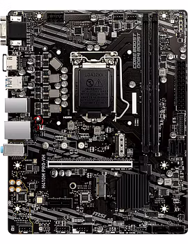MSI H410M PRO-VH mATX Motherboard (10th Gen Intel Core, LGA 1200 Socket, DDR4, USB 3.2 Gen 1, Intel Gigabit LAN, VGA/HDMI)-1-sm