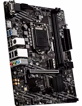 MSI H410M PRO-VH mATX Motherboard (10th Gen Intel Core, LGA 1200 Socket, DDR4, USB 3.2 Gen 1, Intel Gigabit LAN, VGA/HDMI)-2-sm