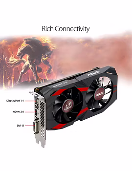 ASUS Cerberus GeForce GTX 1050 Ti 4GB OC Edition GDDR5 Gaming Graphics Card (Cerberus-GTX1050Ti-O4G)-2-sm
