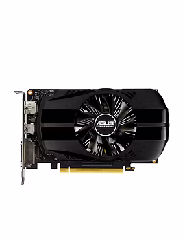 ASUS GeForce GTX 1650 4GB Phoenix Fan Overclocked Edition HDMI DP DVI Graphics Card (PH-GTX1650-O4G)-1-sm