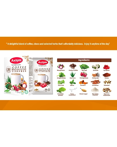 AXIOM NATUR COFFEE MOCHACCINO CINNAMON 20in1-2