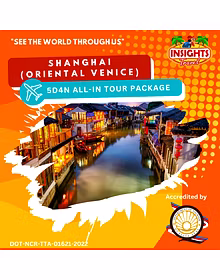 5D4N Manila Shanghai Oriental Venice Tour