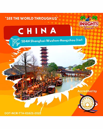 5D4N Shanghai-Wuzhen-Hangzhou 3 in1 All-in Package-INSJED_SHANGHAI_5D3N