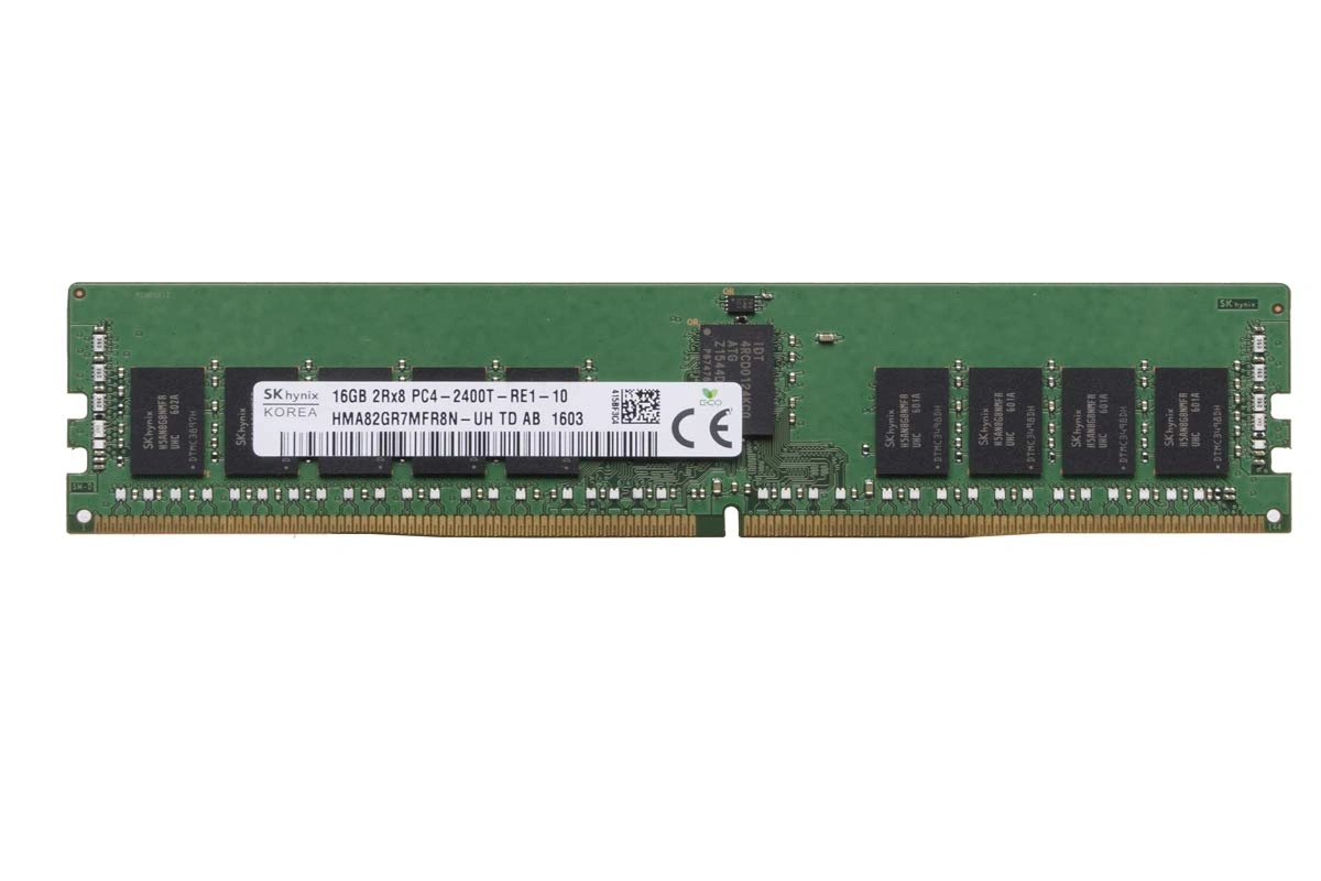 SK HYNIX 16GB HMA82GR7MFR8N-UH DDR4-2400 ECC RDIMM 2Rx8 PC4-19200T-R CL17 Server Memory-‎HMA82GR7MFR8N-UH