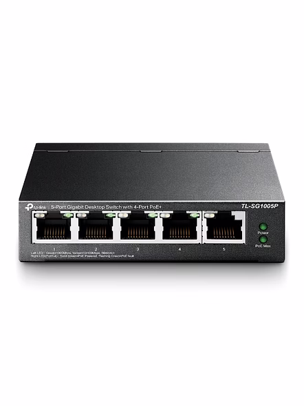 5-Port Gigabit Desktop Switch with 4 PoE+ Ports