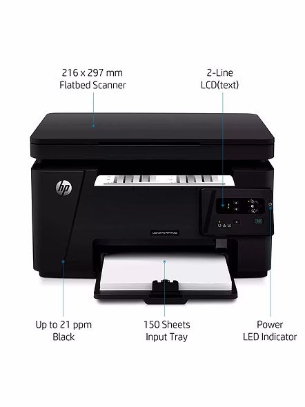HP Laserjet Pro M126nw Multi-Function Monochrome Laser Printer-2