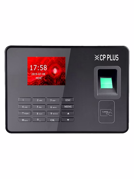 CP PLUS CP-VTA-F1043 Fingerprint Biometric Time Attendance System with ID Card &amp; Password Access-CP-VTA-F1043