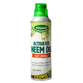 Katyayani Activated Neem Oil for Plants Garden Kitchen Insect Spray Pest Control Organic Azadirachtin Pesticide Fast Results