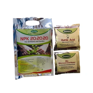 NPK 20 20 20 Fertilizer With 2 Sample -Mix Micronutrients And Organic Humic Acid