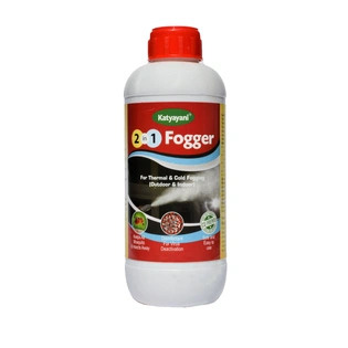Katyayani 2 in 1 Organic Fogging Solution for Outdoor & Indoor Fog Effective for Mosquito & Other Flying Pest Control Best for Home Terrace Garden Hotel School Hospital