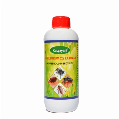 katyayani Pyrethrum Insecticide 2% Extract Fogging Pesticide for Mosquitoes, Flies, Cockroach and Bed Bugs Household Insecticide Pesticide