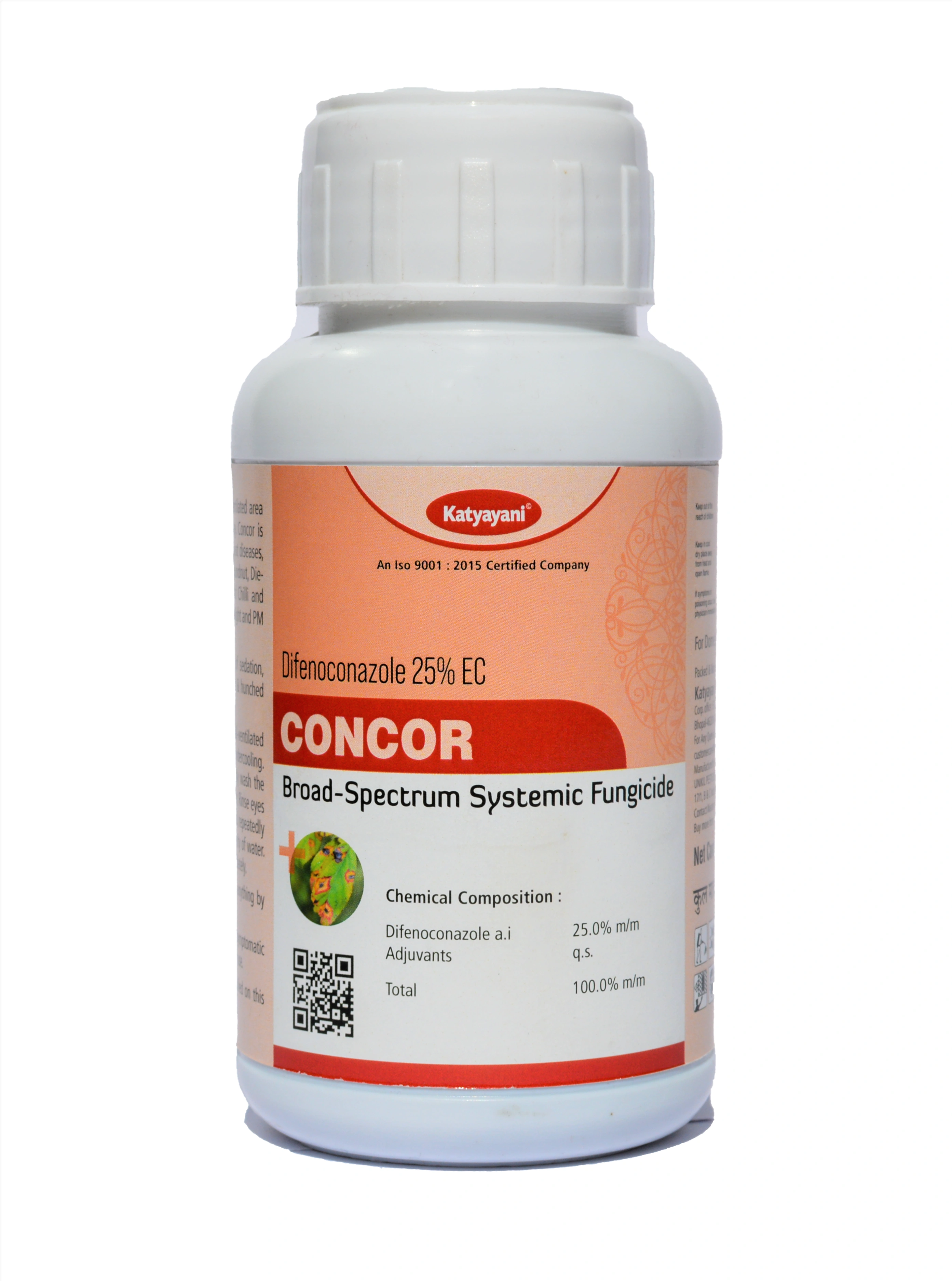 Katyayani Concor Difenoconazole 25% Ec Systemic Fungicide for all Plants and Home Garden Powerful Broad Spectrum Disease Control   rusts in fruit trees  pulses ornamentals and vegetables-11378456