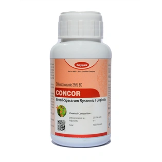 Katyayani Concor Difenoconazole 25% Ec Systemic Fungicide for all Plants and Home Garden Powerful Broad Spectrum Disease Control rusts in fruit trees pulses ornamentals and vegetables