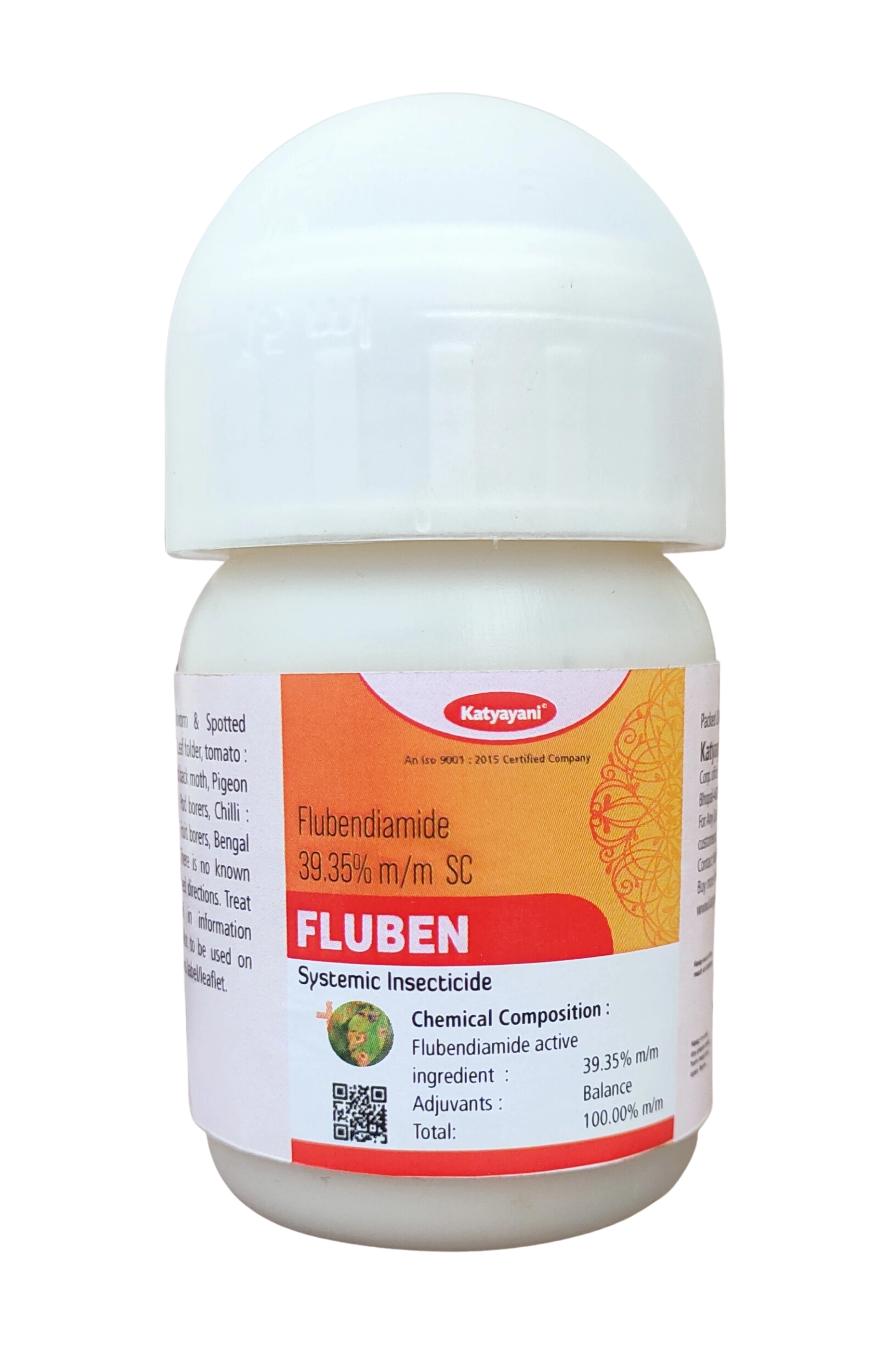 Flubendiamide 39.35 % sc - Fluben insecticide control Disease  Cotton bollworm. and spotted bollworm of cotton, stem borer and leaf folder in rice, fruit borer in tomato Spotted Bollworm-11379160