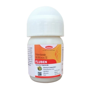 Flubendiamide 39.35 % sc - Fluben insecticide control Disease Cotton bollworm. and spotted bollworm of cotton, stem borer and leaf folder in rice, fruit borer in tomato Spotted Bollworm