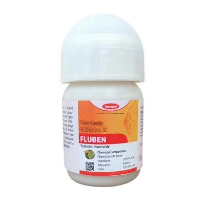 Flubendiamide 39.35 % sc - Fluben insecticide control Disease Cotton bollworm. and spotted bollworm of cotton, stem borer and leaf folder in rice, fruit borer in tomato Spotted Bollworm