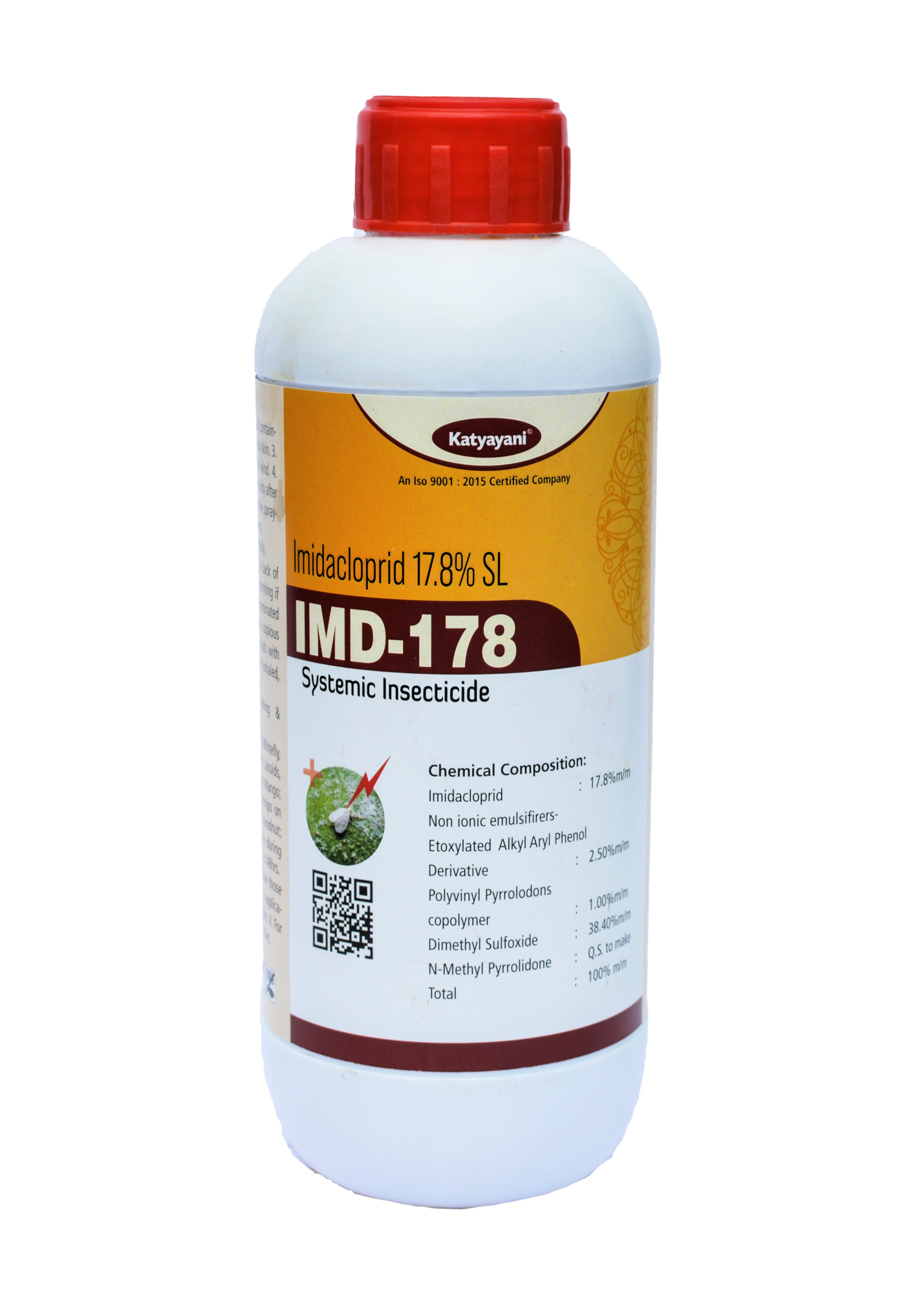 Katyayani Imd - 178 Imidacloprid 17.8 % SL for All Plants &amp; Home Garden Best for Control various Sucking Aphids  Thrips  Jassids  Whitefly Plant Leaf hopper Systemic insecticide-11379164