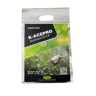 Katyayani Acetamiprid 20% SP Insecticide Pesticide for Thrips whitefly jassid aphids Leafhoppers Leafminers Scalespest Insect Killer for Gardening Plants and Agriculture Crops sucking pest control