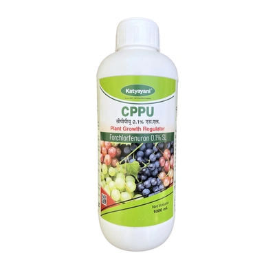 Katyayani CPPU Forchlorfenuron 0.1%L SL Plant Growth Regulator for Plants & Garden Increasing Fruit Size Shelf Life & Yield improve the quality Fruits of Berries Cytokinin Regulator