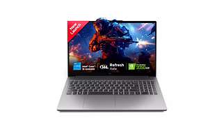 Lenovo LOQ Essential 83LK0031IN Intel Core i5-12450HX| NVIDIA RTX 2050 4GB (12GB RAM/512GB SSD/144Hz Refresh Rate/15.6" (39.6cm)/Windows 11/3 Mon. Game Pass/Grey/1.7Kg),  AI Gaming Laptop