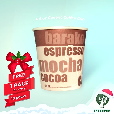 6.5oz Generic Coffee Cup-6-5GCC