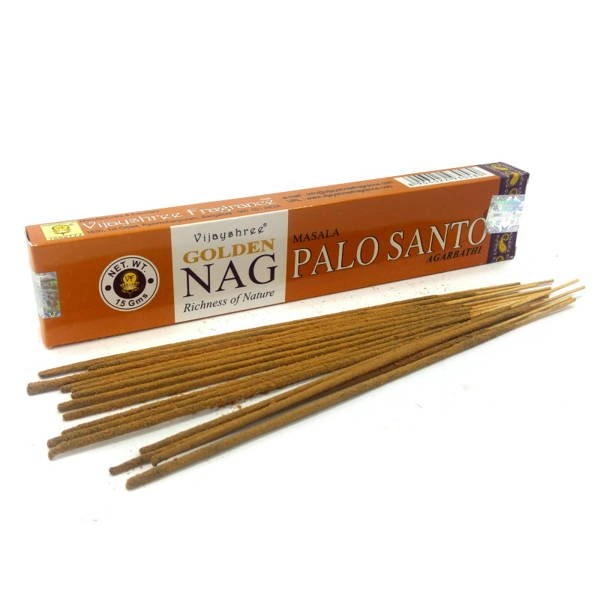 Vijayshree Golden Nag Palo Santo Masala Agarbatti 15gm x 12 Small Boxes-2