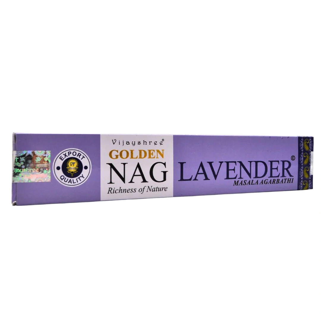 Vijayshree Golden Nag Lavender Masala Agarbatti 15gm x 12 Small Boxes-2