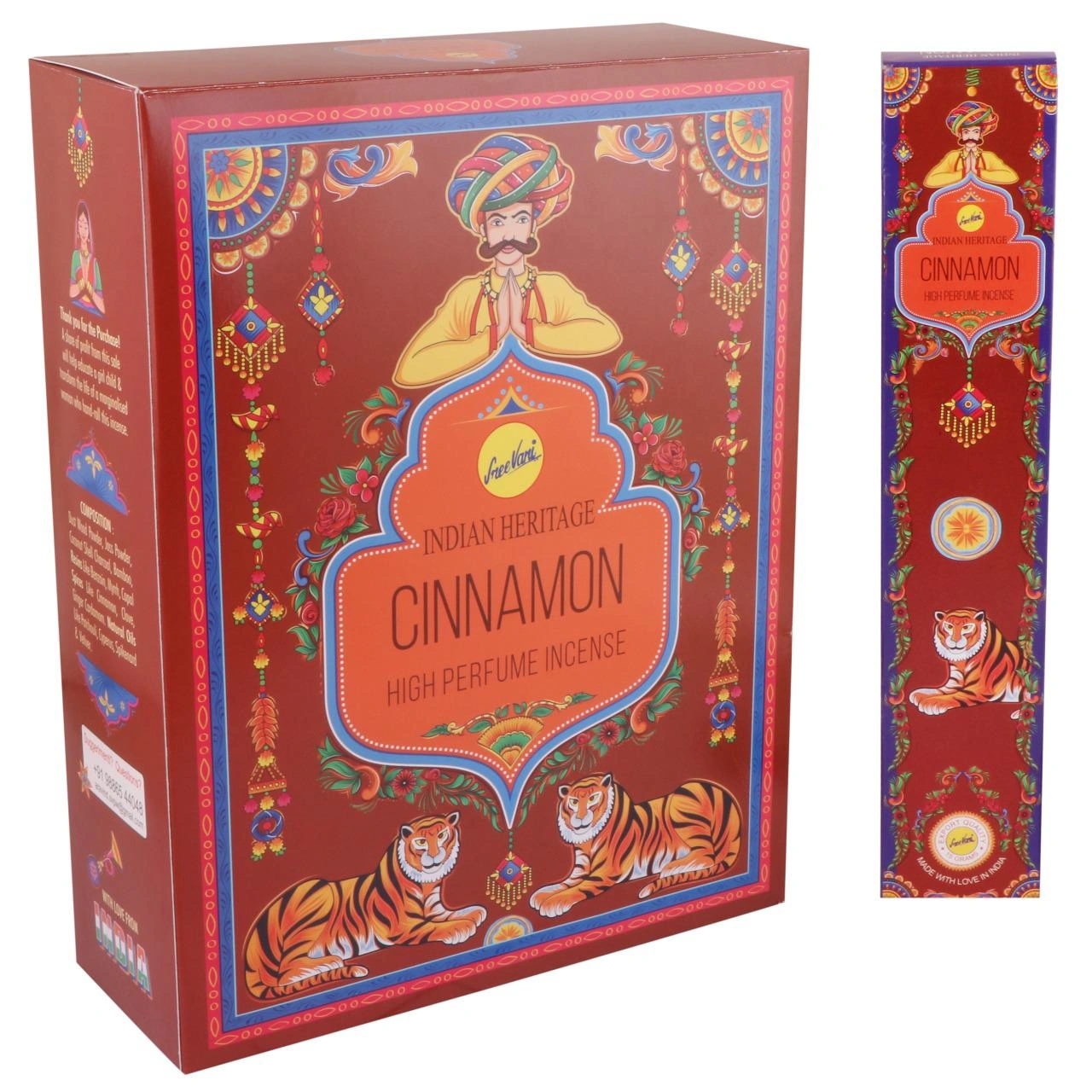 Sreevani Indian Heritage Cinnamon High Perfume Incense Agarbatti-1