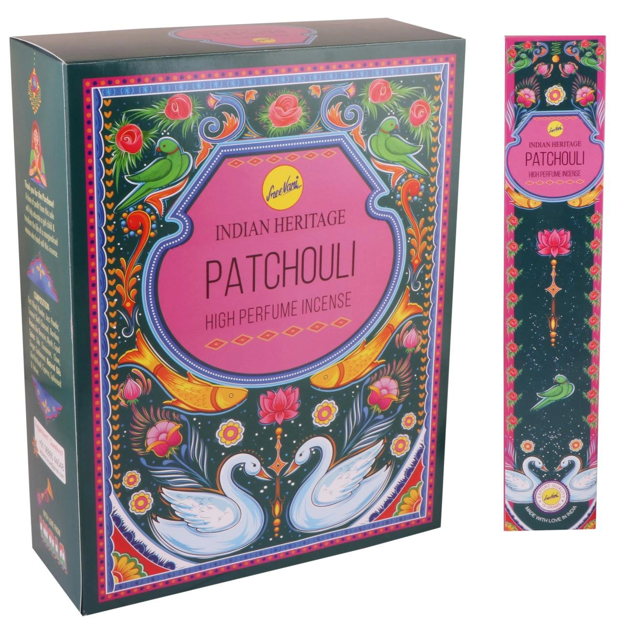 Sreevani Indian Heritage Patchouli High Perfume Incense Agarbatti-1