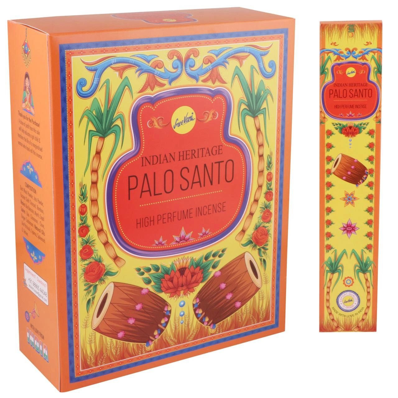 Sreevani Indian Heritage Palo Santo High Perfume Incense Agarbatti-12324744