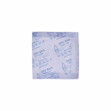 DRY BAG Inbox Desiccant 10Gram, Calcium Chloride Based pouches and Dehumidifiers, Moisture Absorber (Pack of 100pcs)-12675235