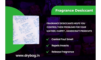 DRY BAG Fragrance Desiccant 15Gram, Moisture Absorber / Desiccant / Dehumidifier + Releases Fragrance + Mosquito Repellant + Insect Repellent (Pack of 25pcs)