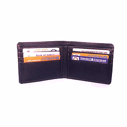 yeti leather bicompartment wallet