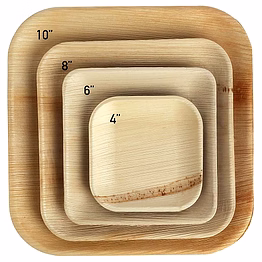indora areca palm leaf plates, dishes products & cutlery
