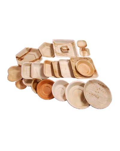 Areca Palm Leaf Plates, Dishes Products &amp; Cutlery-1
