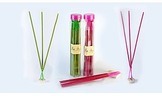 TRA Style Perfumed Metallic Color Incense Stick Pack of 100g Jar